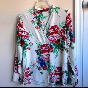 Zara flower blouse